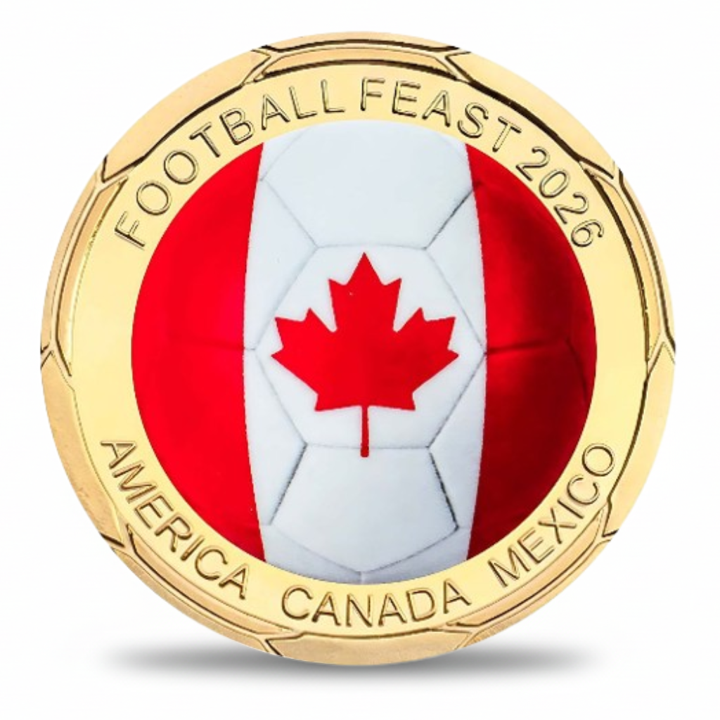 🏆 Flash Sale: 60% OFF ⚽Football Feast 2026 Coin – World Cup Collectible
