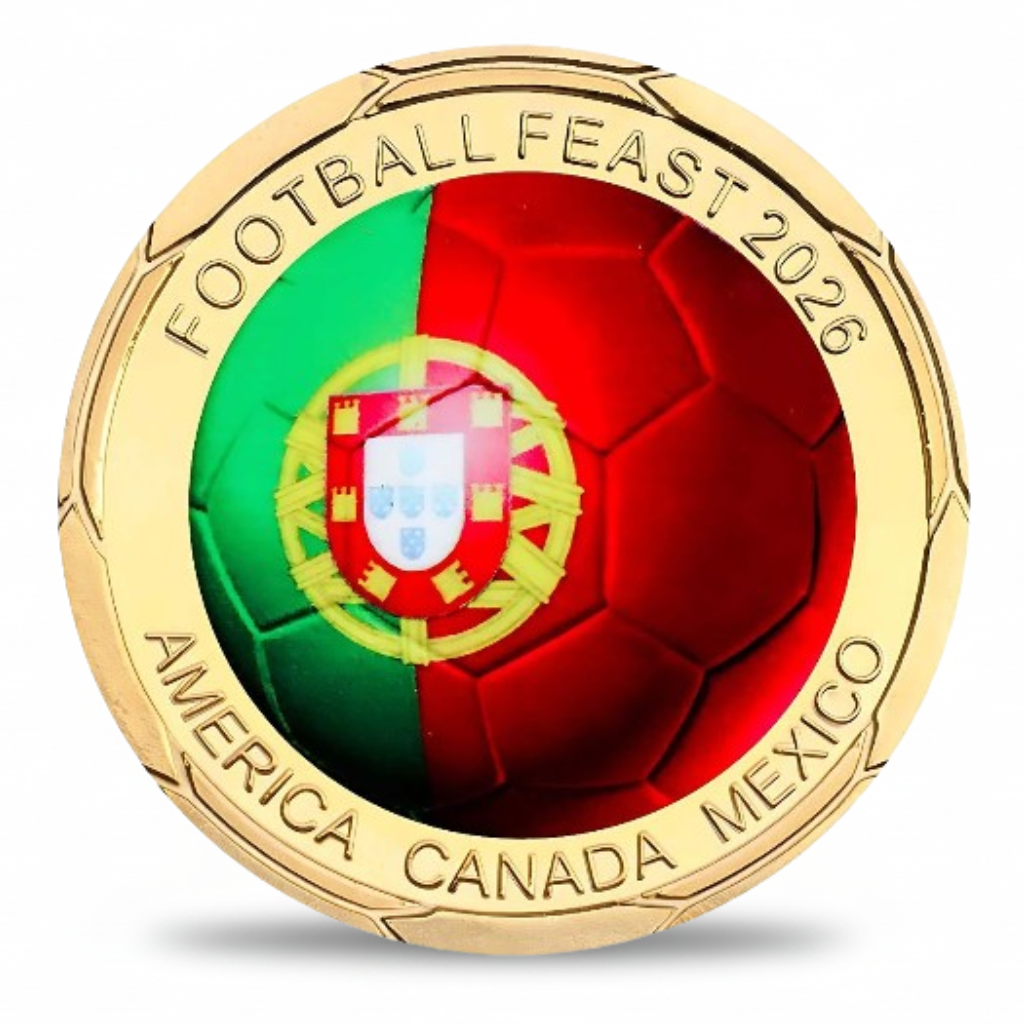 🏆 Flash Sale: 60% OFF ⚽Football Feast 2026 Coin – World Cup Collectible